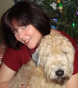 Jeanine Allen Busto with her dog